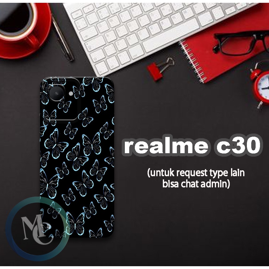 CC18/ Softcase karet lentur untuk realme c30/Motif cewek/case realme c30/kesing realme c30/silicon r