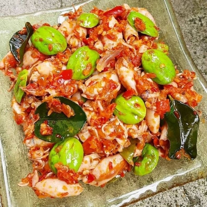 

Cumi asin mercon/sambal cumi asin 200gr