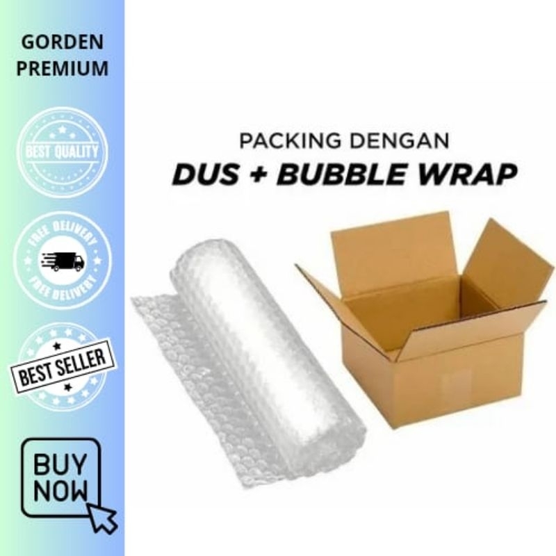 

Packing Tambahan Extra Bubble dan Kardus