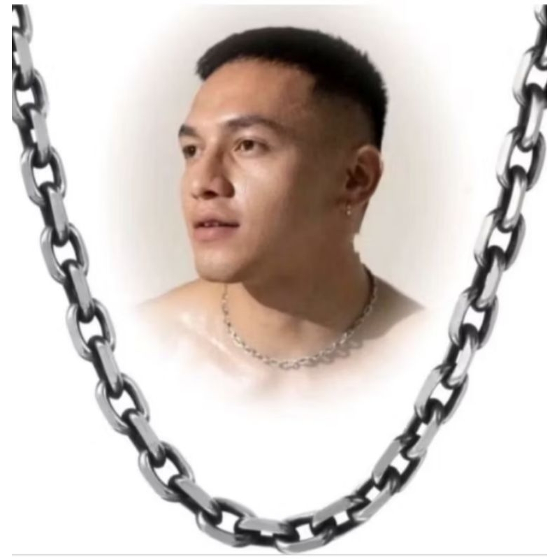 Kalung Rantai Baja Viral Model Jefri Nichol