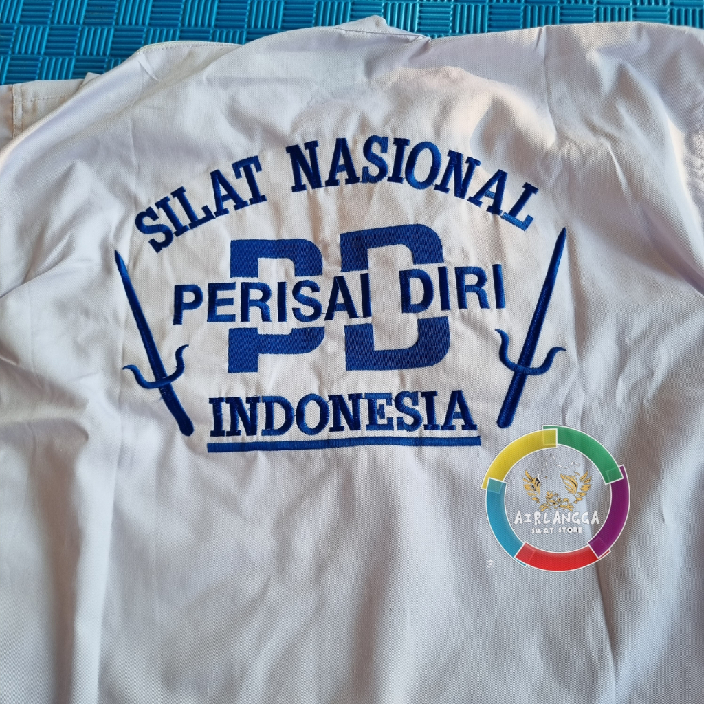 Baju Perisai Diri punggung tulisan BORDIR - Seragam Pencak Silat Perisai diri baju Perisai diri khus