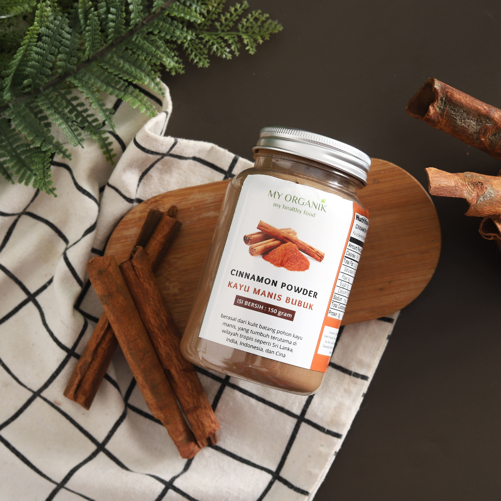 

My Organik Kayu Manis Cinnamon Powder Kayu Manis Bubuk Murni Organic 50gr