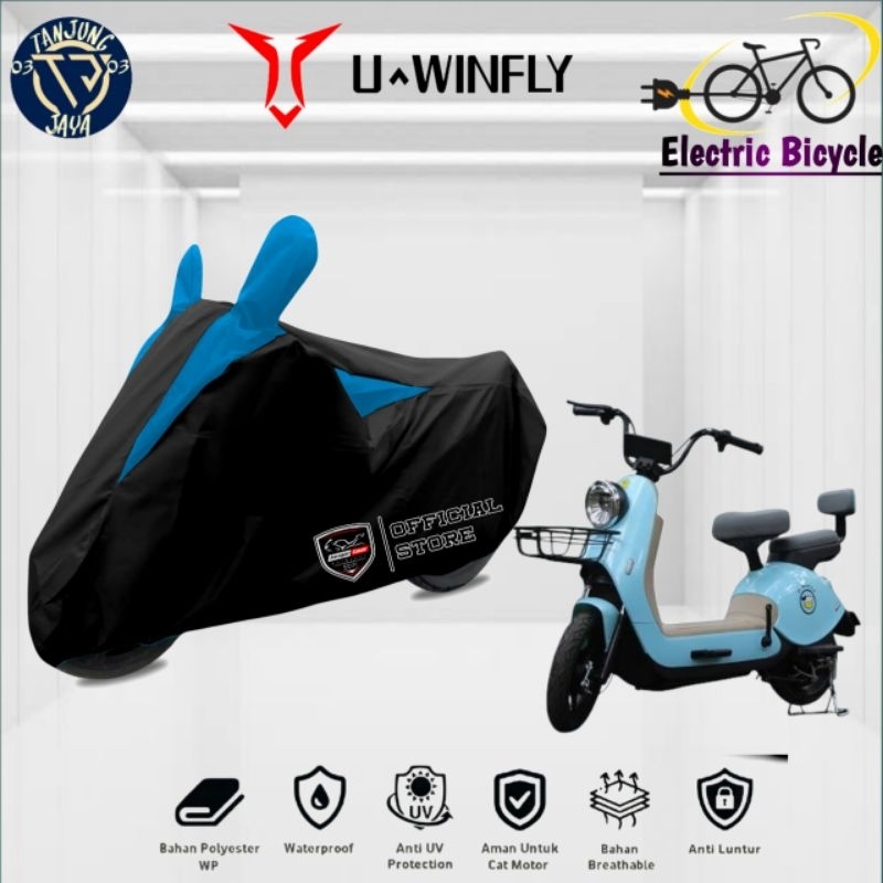 Winfly Off-cover Motor Electric,sarung pelindung MOTOR LISTRIK,SEPEDA LISTRIK U-WINFLY bahan waterpr