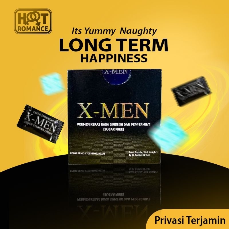 XMEN Candy | Permen X Men Stamina Pria | Permen Kesehatan Pria X-MEN | Permen XMEN Candy X MEN  Orig