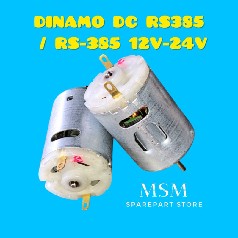 DINAMO DC RS385 / RS-385 12V-24V NEW ORIGINAL