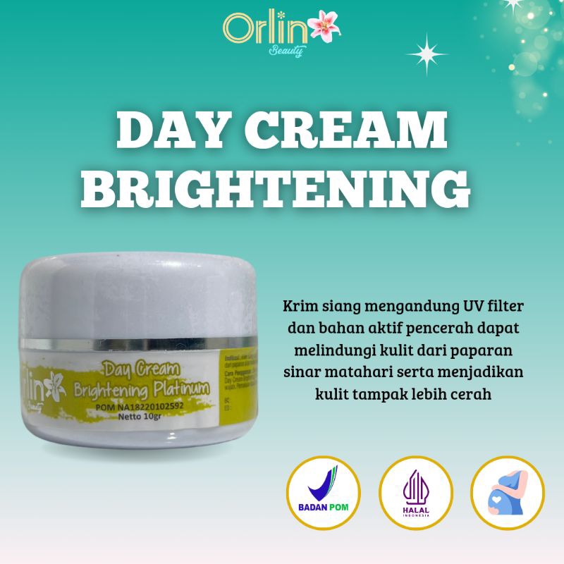 {ORLIN BEAUTY} ECER KRIM SIANG BRIGHTENING ECER DAY CREAM BRIGHTENING ORLIN BEAUTY SPF 50++ KRIM SIA