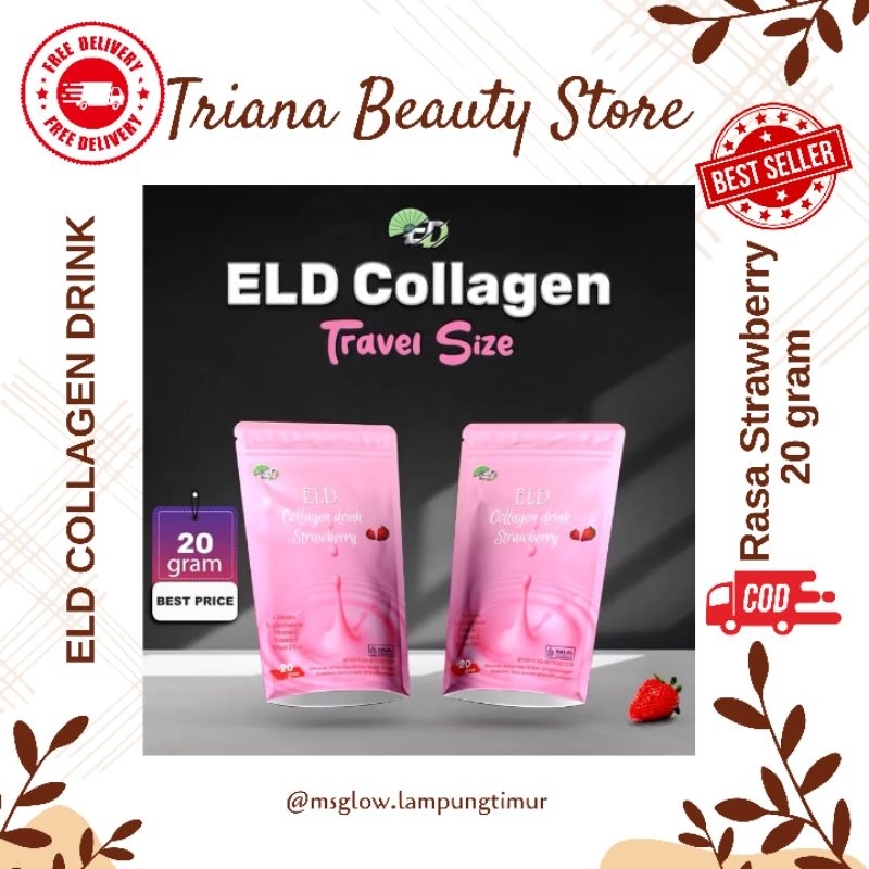 

ELD COLLAGEN DRINK 20gr Travel Size Minuman Pemutih & Pelangsing