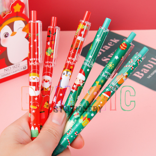 

Pulpen Pena Lucu Tekan Pena Hitam Santa Claus Natal Hadiah Liburan Siswa Belajar Alat Tulis Sekolah Kantor Bulpen Lucu untuk anak sekolah hadiah