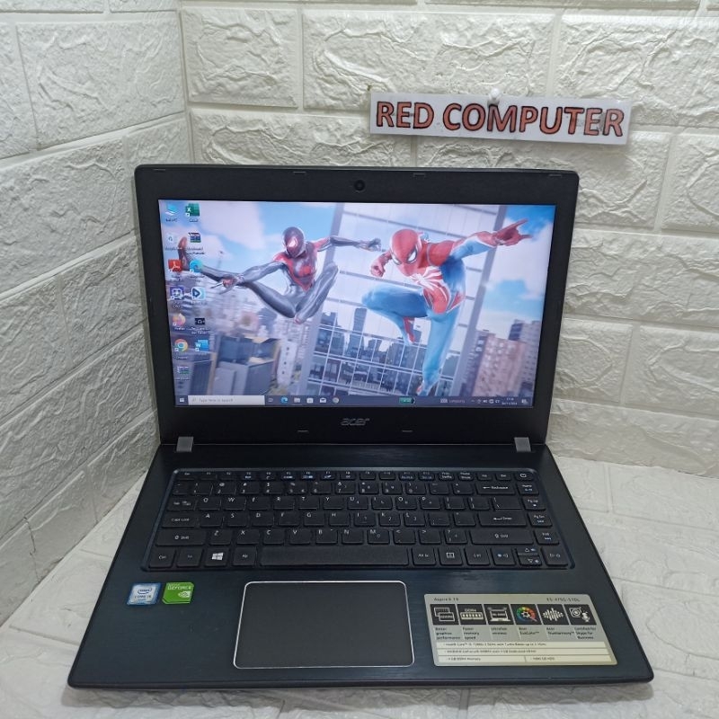 Laptop Acer Gaming Core i5 7200U VGA Nvidia 4GB Ram 8 GB SSD 256GB Laptop Gaming Berkualitas