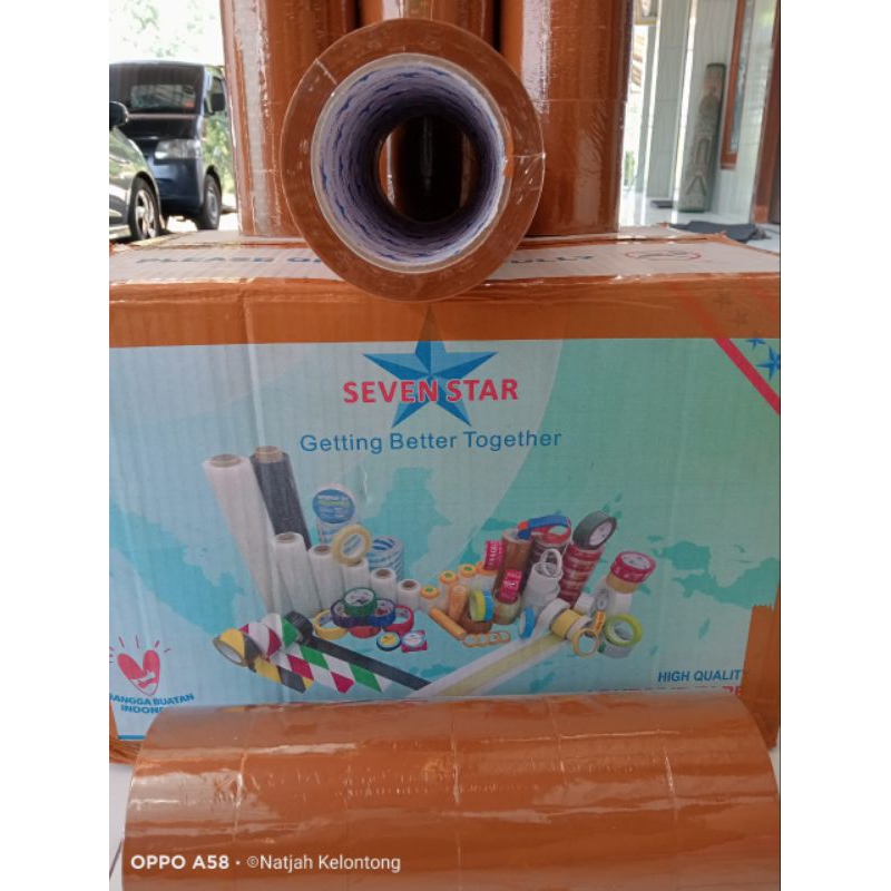 

LAKBAN COKLAT MURNI 48x100Yard SEVEN STAR ORIGINAL 100%