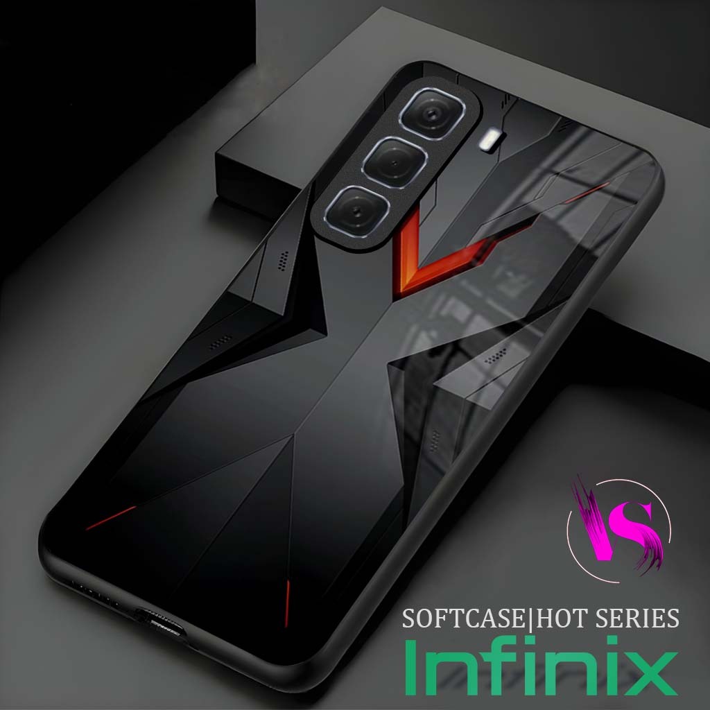 VN33 Softcase Kilau Infinix Hot 50 4G 5G | Hot 50 Pro Plus | HOT 50pro plus | Case Kilai Kesing Glos