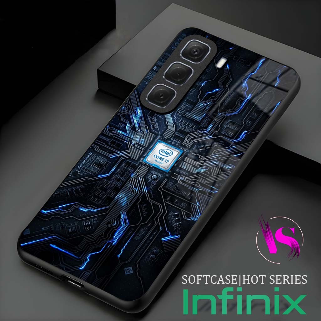 VN57 Softcase Kilau Infinix Hot 50 4G 5G | Hot 50 Pro Plus | HOT 50pro plus | Case Kilai Kesing Glos