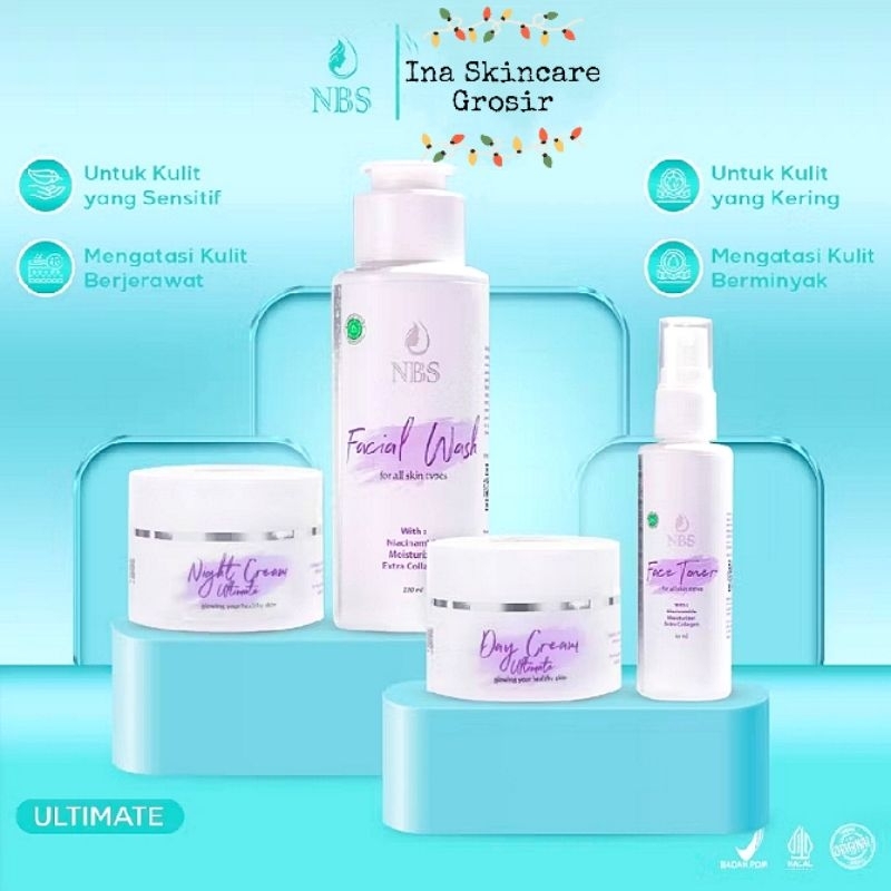Skincare NBS ULTIMATE Formula Baru | Skincare BPOM | NBS Skincare ORI | Semua jenis kulit