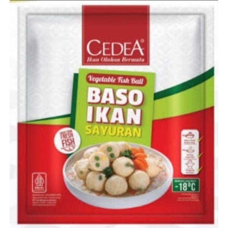 

Cedea Baso / Bakso Ikan Sayuran | Berat Bersih 500gr