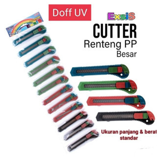 

Cutter Besar Gagang warna Dof 1 renceng isi 12 pcs
