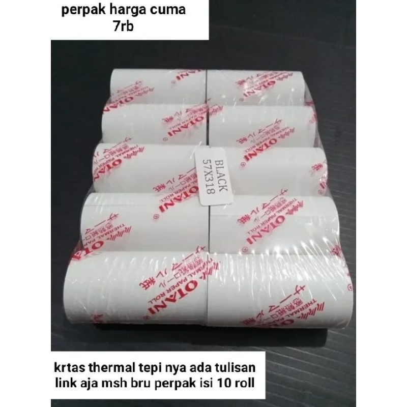 

kertas thermal 6 pak per pak isi 10 roll harga cuma 5rb
