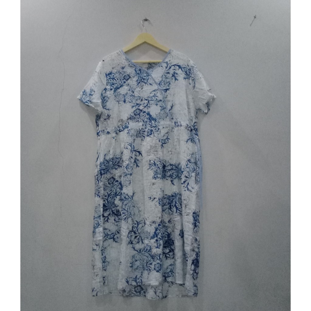 NEW  Homedress Daster Premium Wanita Biru Muda