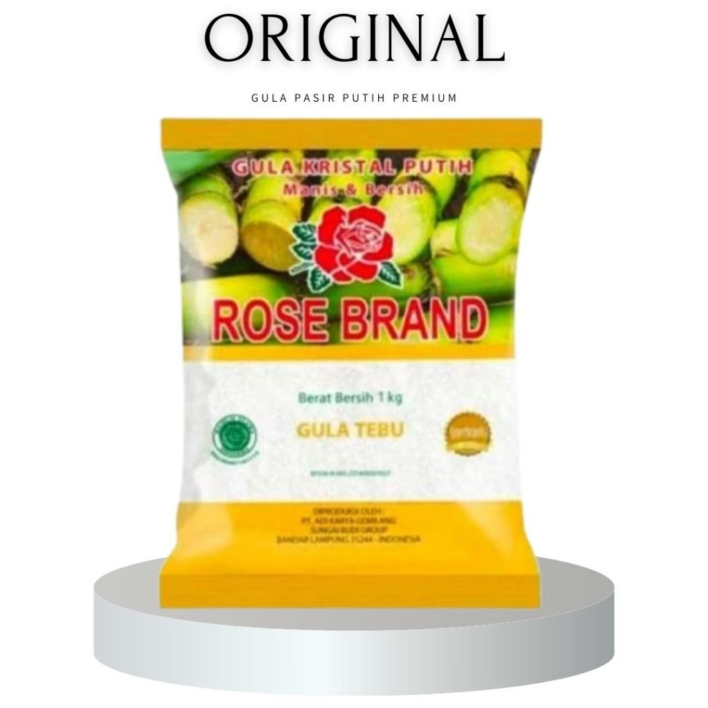 

Gula Pasir Kristal Putih Rose Brand 1 Kg Premium Quality