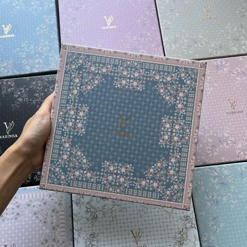 Azmya - Hijab Segiempat Varisha Motif Printing Premium Kemasan Box Herscarves Dafanya