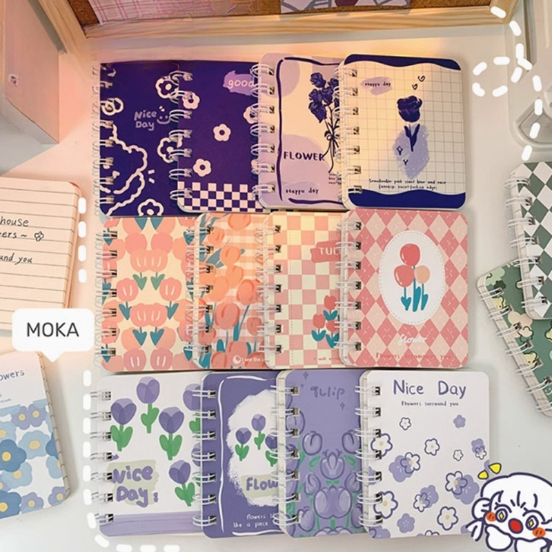 

[Whispers] Buku Catatan Spiral A5 Bergambar Kartun Lucu, Alat Tulis untuk Siswa, Perlengkapan