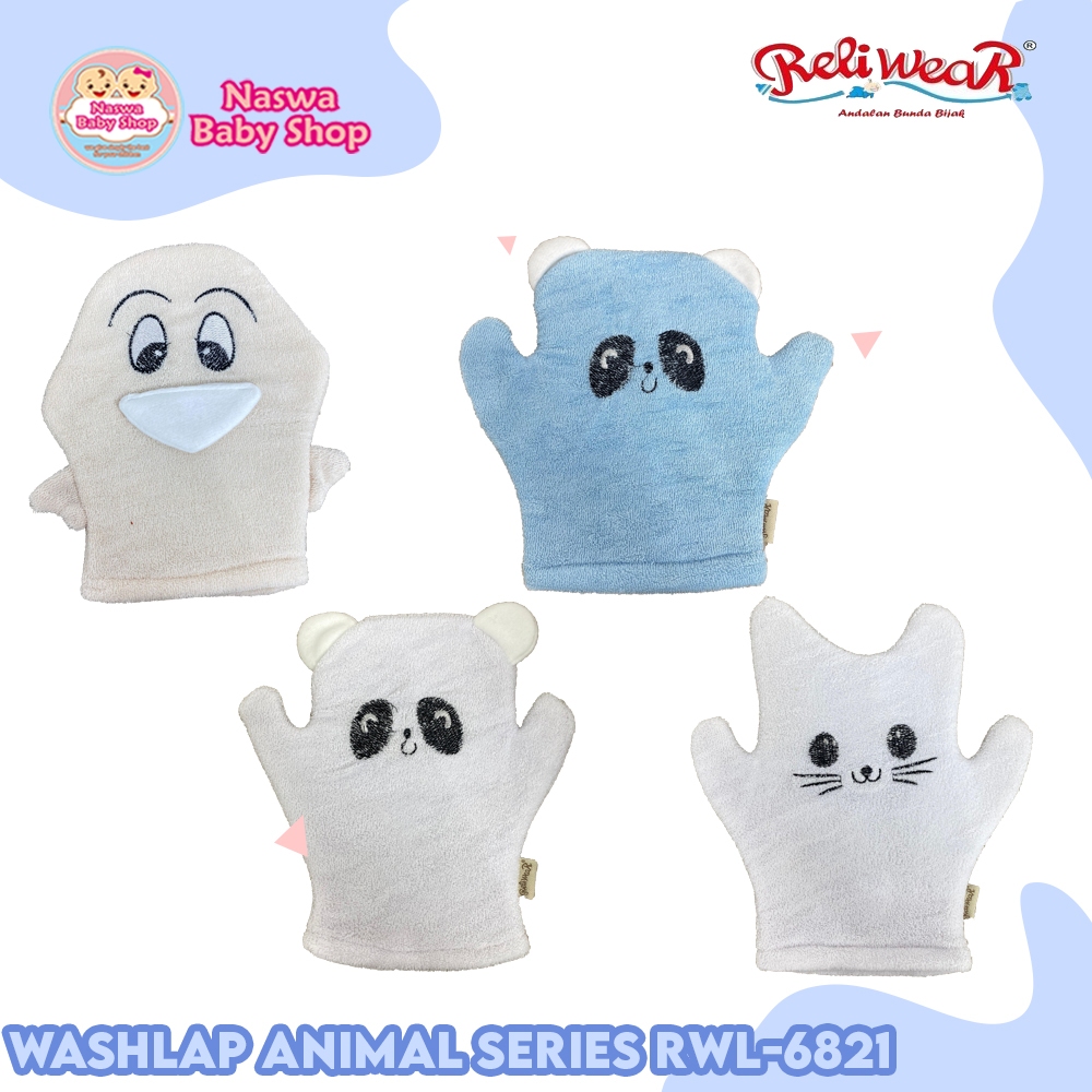Reliwear Washlap Handuk Tangan Animal Series RWL-6821