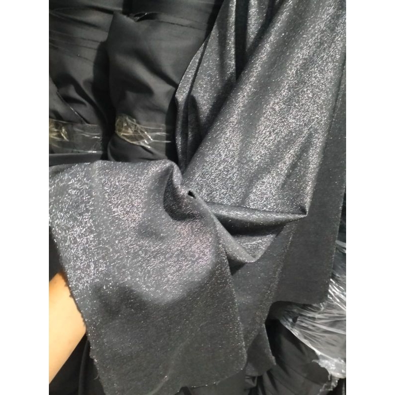 Kain Bahan Scuba Gliter premium