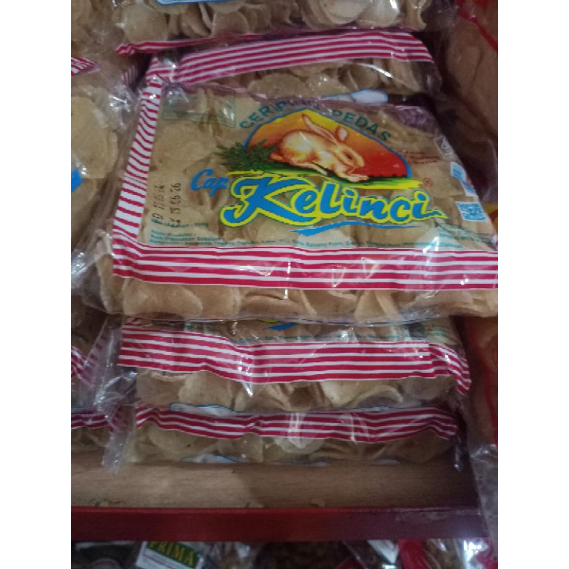 

krupuk pedas kelinci
