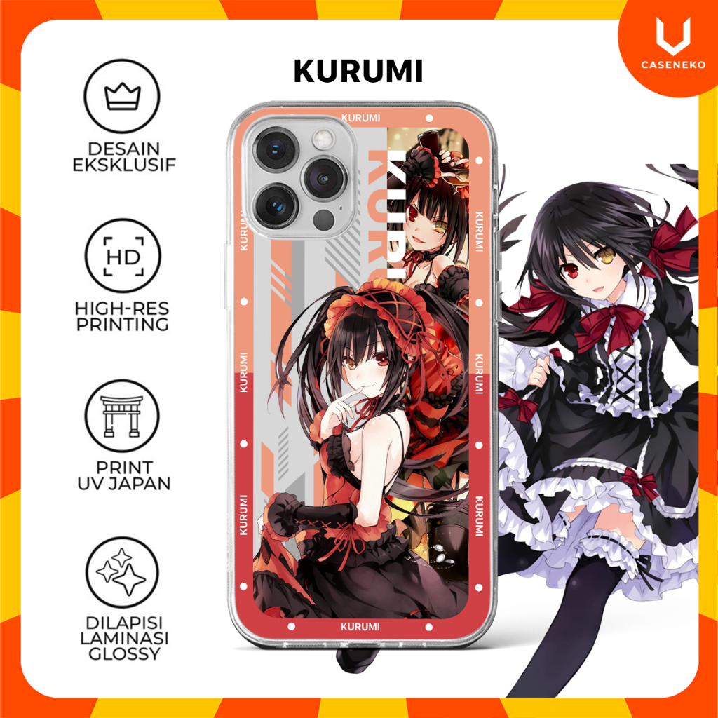 Custom Case Kurumi Tokisaki Date A Live Anime Phone Casing V1