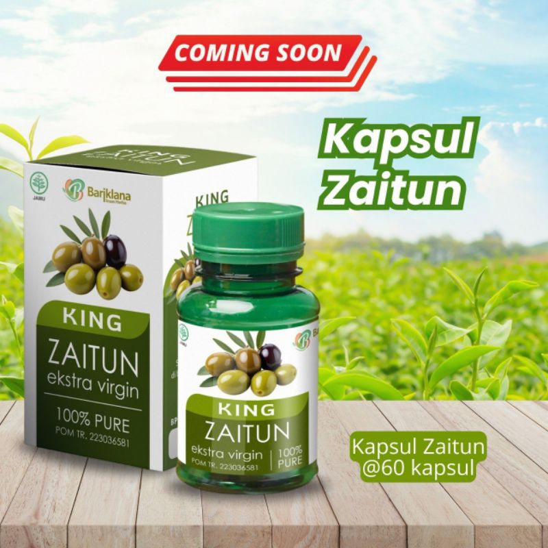 

KING ZAITUN EXTRA VIRGIN OLIVE OIL BARIKLANA ISI 60 KAPSUL