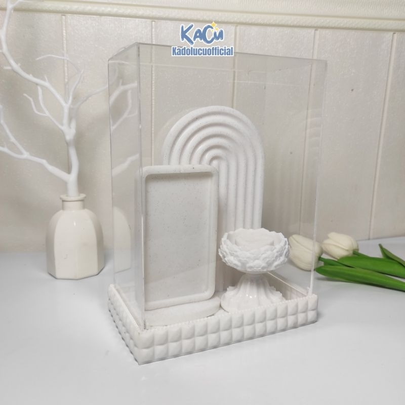 Ringbox Diamond Resin CUSTOME / Kotak Cincin Emas Antam Kalung Pernikahan / Tempat Cincin Mahar / Je