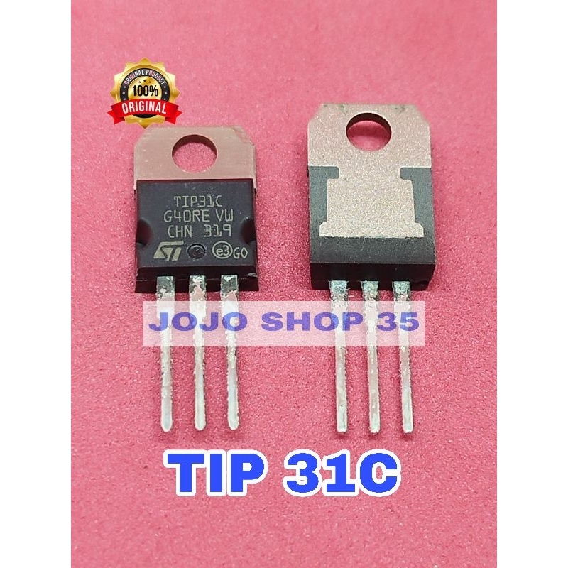 1PC TRANSISTOR ORIGINAL TIP31C TIP31 TIP 31C TIP 31 tip31c tip31 original ST