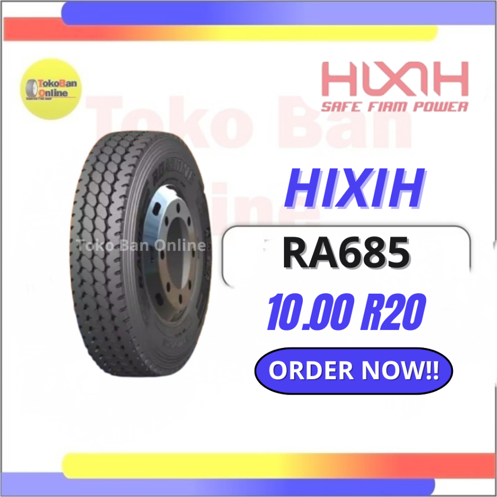 Ban Truck Radial HIXIH 1000 R20 18PR - RA685 (set dlm marset)