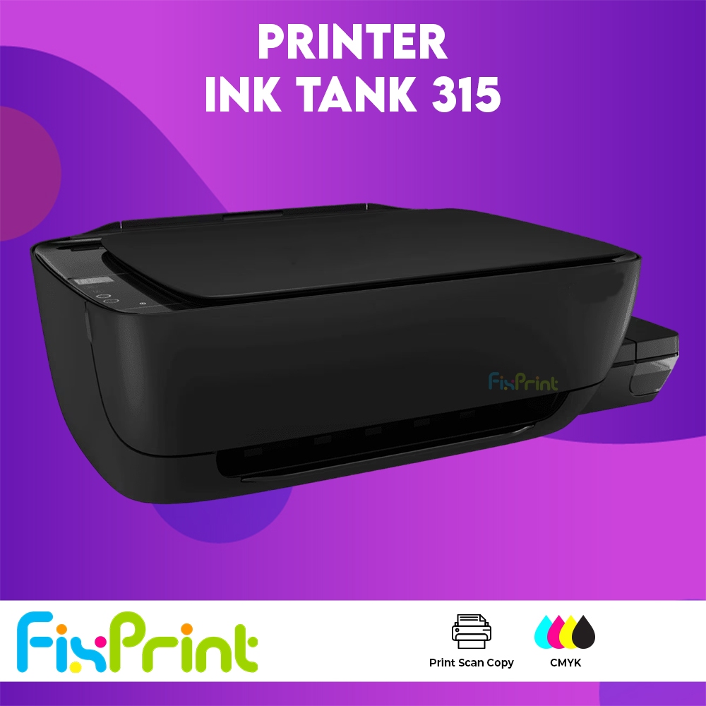 

FixPrint Printer Ink Tank HP 315 Print Scan Copy Infus Pabrik Resmi Tinta GT51 Black GT52 Cyan Magenta Yellow All in One NEW ORI RESMI Inktank HP 319 infus Print Scan Multifungsi Photo Copy A4 Warna Original