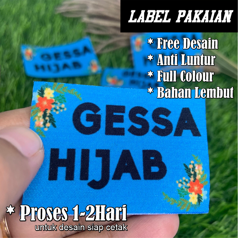 

( TERMURAH ) Label Baju 6 CM X 4 CM