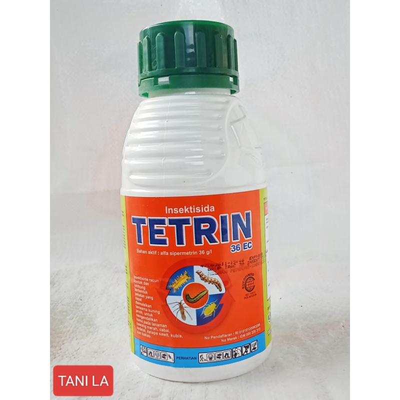 INSEKTISIDA TETRIN 36 EC, Alfa Sipermetrin 36 g/l kemasan 400 ml