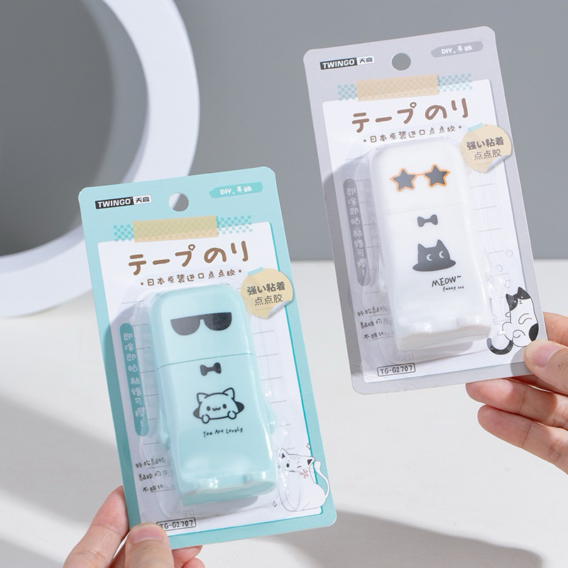 

Glue Tape Lem Dua Sisi Double Tape Lem Kertas Bentuk Tip Ex Twingo Perekat Kertas #t066