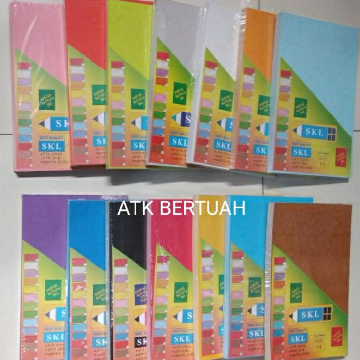 

KODE YIYA 1 LEMBAR KERTAS KARTON JILID BUFALO F4 FOLIO