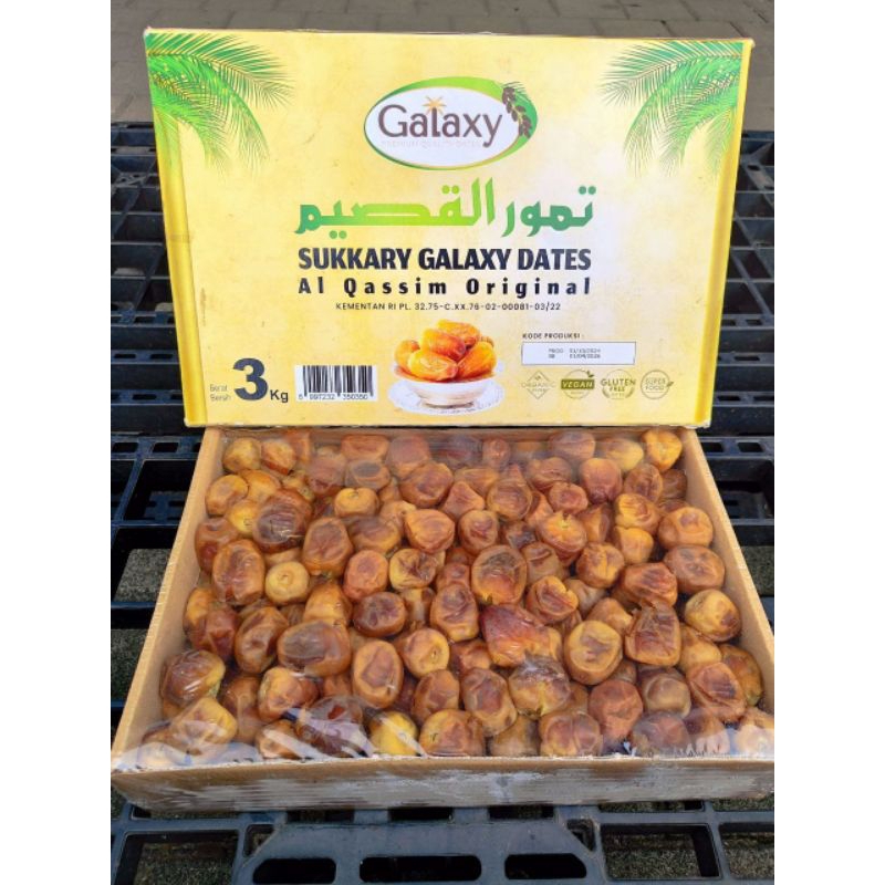 

Kurma Sukkari Premium Galaxy 3kg