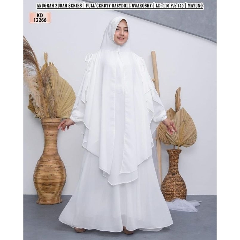 GAMIS CERRUTI SET KHIMAR PAYET / KHIMAR MANIK2 / KHIMAR SET GAMIS / KHIMAR SYAR'I PAYET / KERUDUNG P