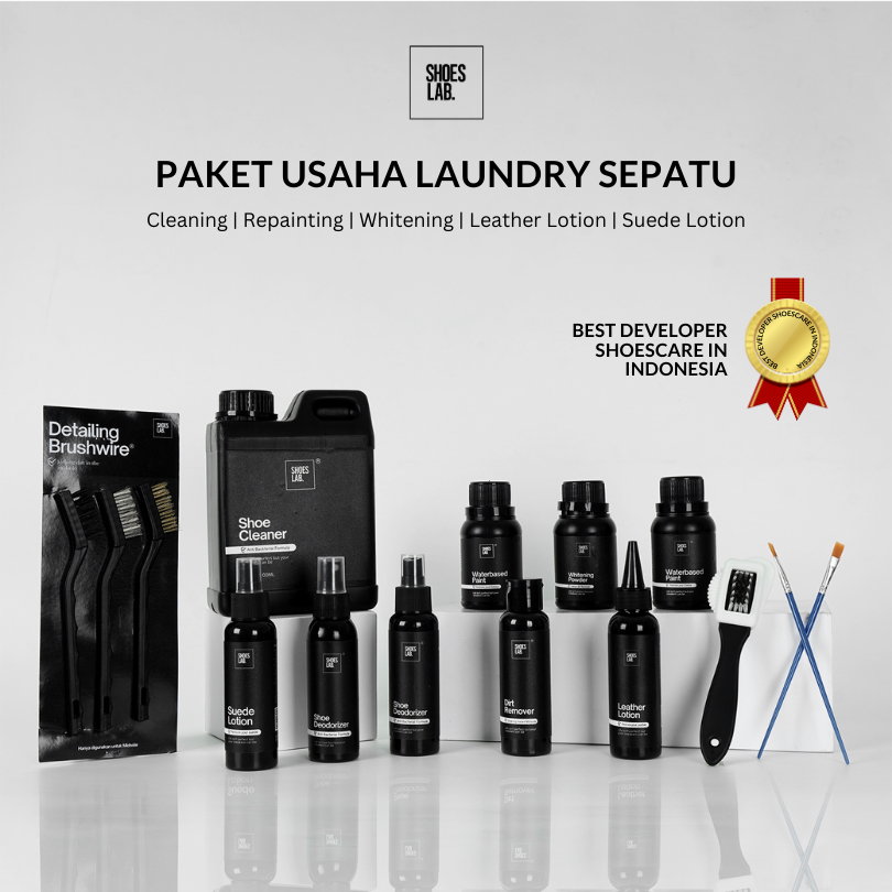 SHOESLAB - Paket Usaha Laundry Sepatu B | Lengkap Full Treatment