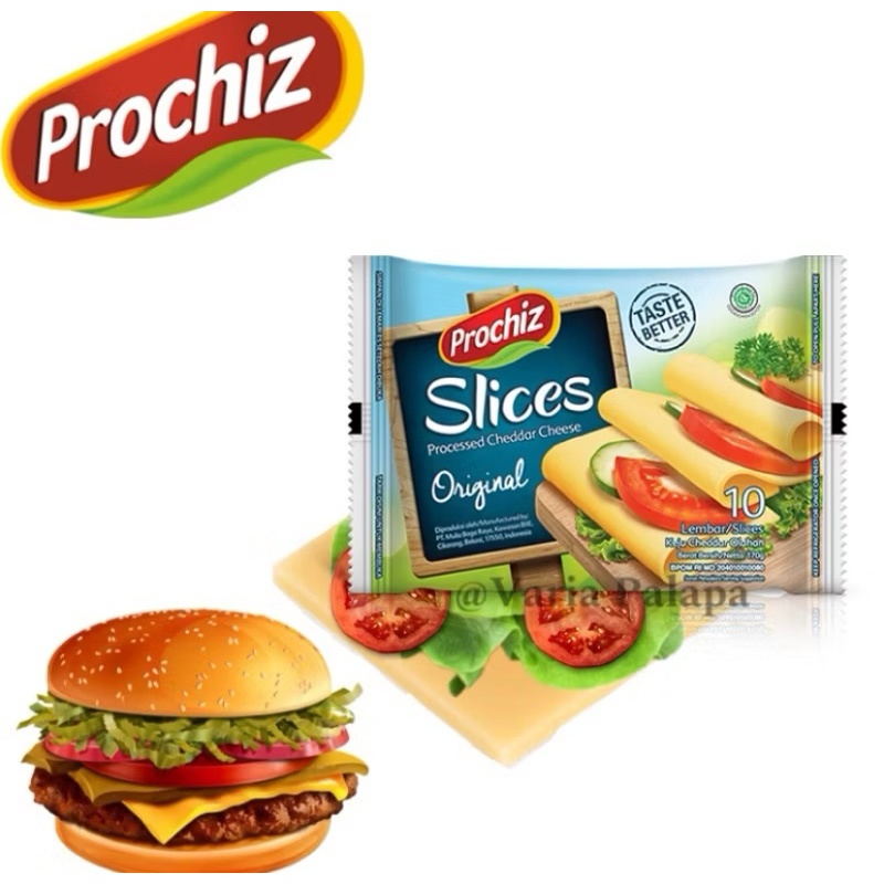 

Keju Slices Original Prochiz 10S || Keju Lembar || Keju burger