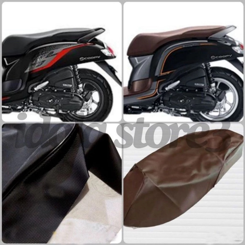 KULIT JOK MOTOR HONDA SCOOPY SARUNG JOK MOTOR HONDA SCOOPY COVER JOK MOTOR SCOOPY