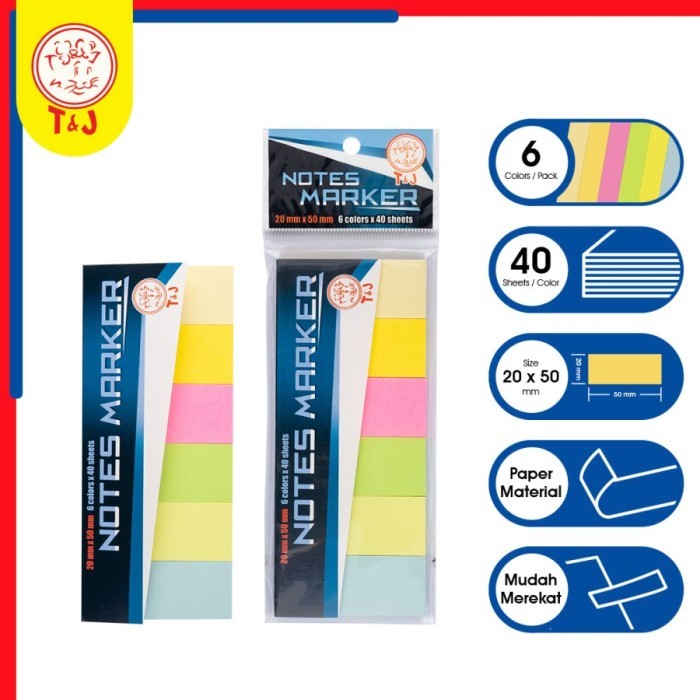 

Sticky Notes TJ - Notes Marker & Page Marker