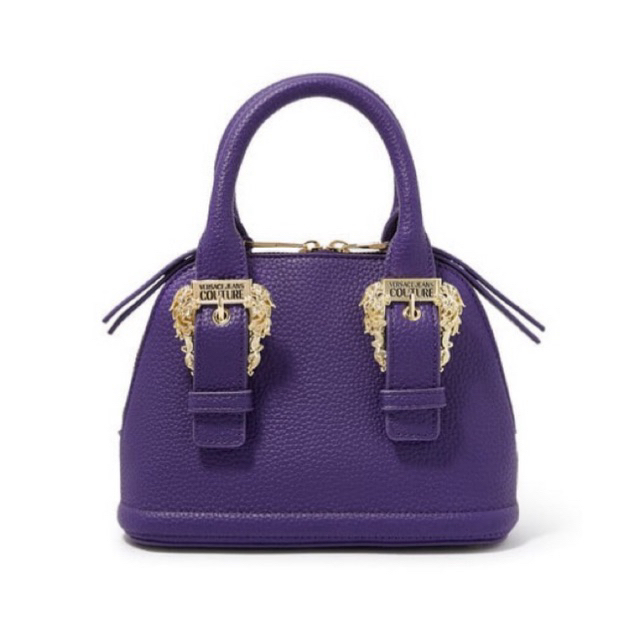 Versace Jeans Couture Small Top Handle Bag - Purple Original