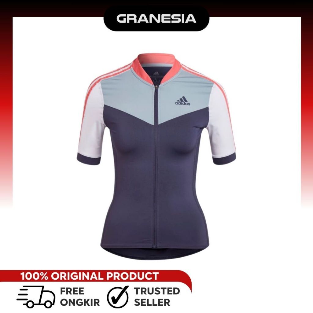 Adidas The Letters Short Sleeve Cycling Jersey Womens HF9587|Kaos Jersey Sepeda Cewek