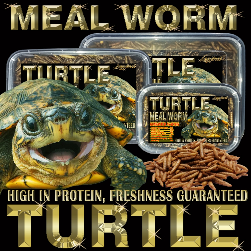 400GR PAKAN KURA-KURA AIR TURTLE MEAL WORM MAKANAN KURA BRAZIL CST AST RES MONBI RAZOR PICTA UNIFILI