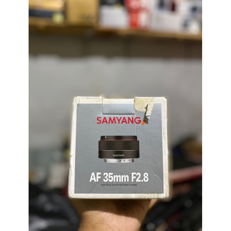 box bekas samyang 35mm f2.8 for sony