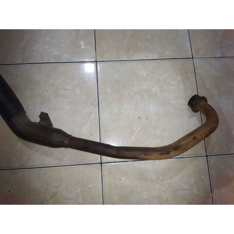 leher knalpot cbr150 r old 2009-2011 cbu thailand cbr 150 kecil karbu
