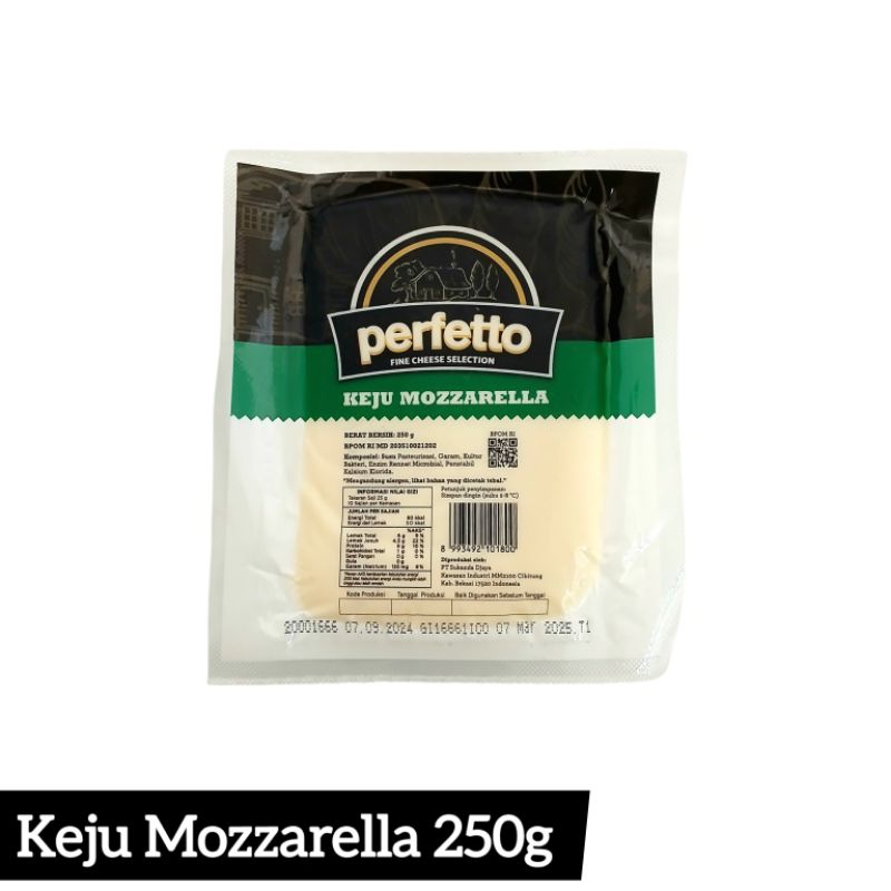 

Perfetto Keju Mozzarella 250g