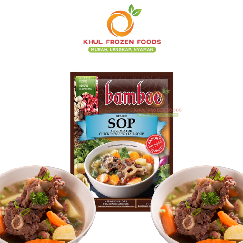 Bamboe Bumbu Instan Sop 49gr/ BAMBOE/ Saus sop instan